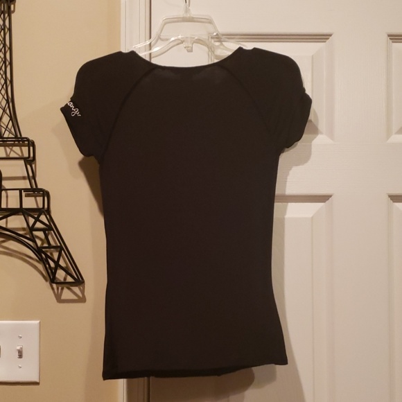Black Armani Exchange keyhole top - Picture 5 of 5